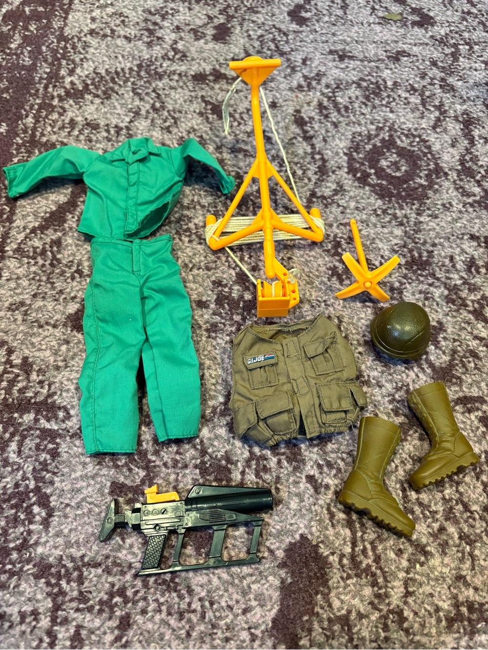G.I. Joe Light Infantry Gear Action Figure Outfit Accessory Set Hall of Fame GUC